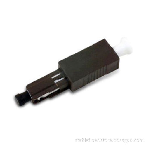 SC/FC/ST/LC/MU Type Fiber Optic Attenuator with Low Polarization Related Loss